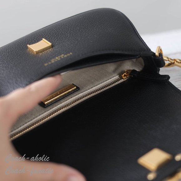 NWT Tory Burch Britten Convertible Leather Crossbody in Black - Picture 12 of 12